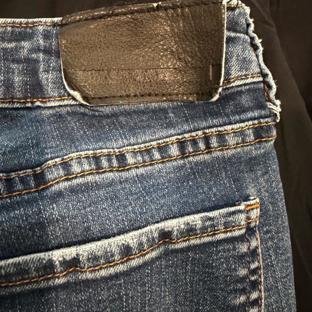 Sara Distressed Skinny Blue Jeans - Picture 6 of 6